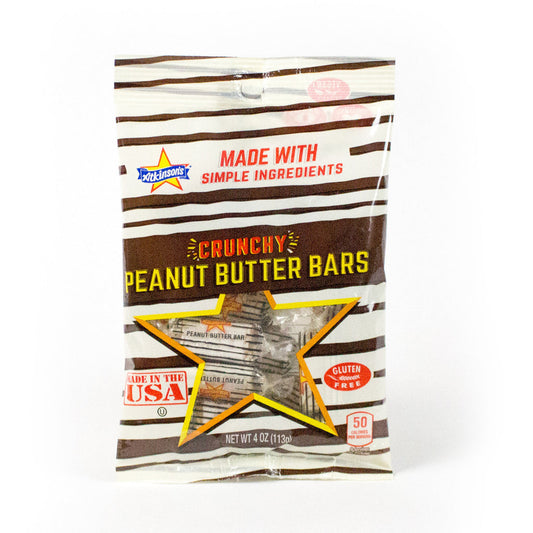 ATKINSON CRUNCHY PEANUT BUTTER BARS PEG BAG