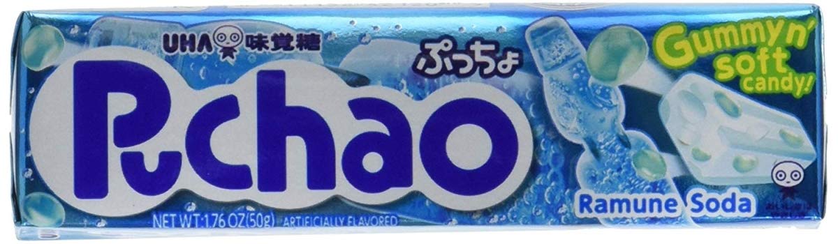 PUCHAO CHEWY GUMMY CANDY - RAMUNE SODA FLAVOR