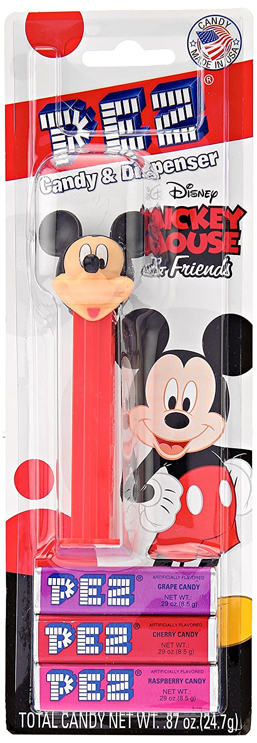 PEZ BLISTER PACK - DISNEY MICKEY MOUSE & FRIENDS