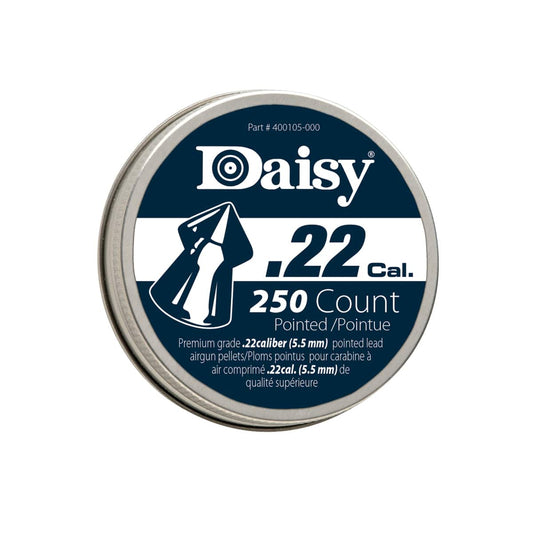 DAISY .22 CALIBER PRECISIONMAX POINTED PELLETS, 250-COUNT